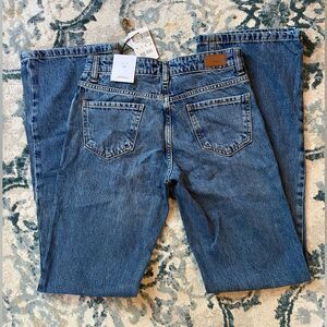 Subdued Women's Blue and Navy Flared Jeans Sizes 0, 2, and 4